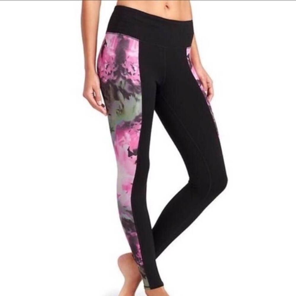 Athleta Small Bloom Chaturanga Floral Leggings